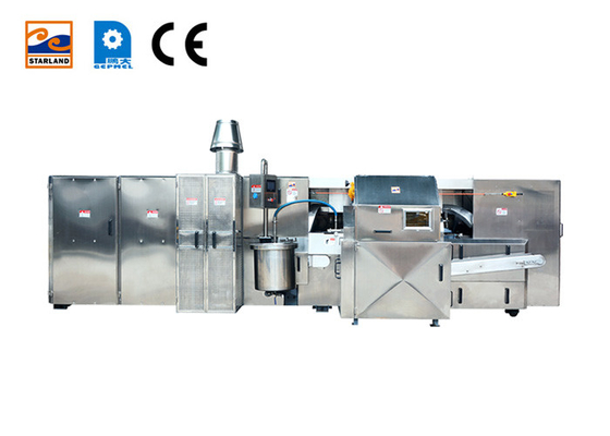 Cône croustillant roulé de Sugar Cone Production Line Cookies faisant la machine