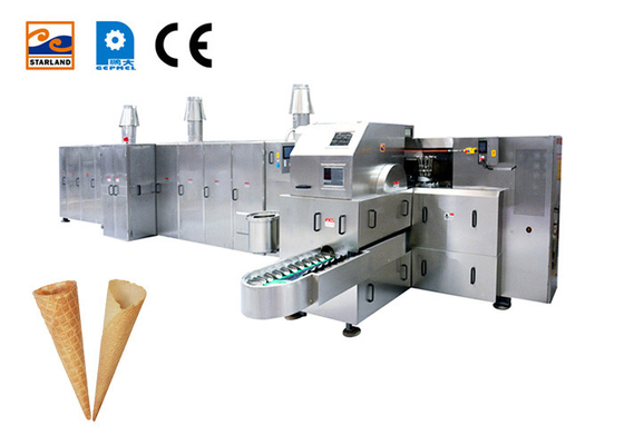 La chaîne de production de cuisson de cornet de crème glacée de 107 plats a roulé Sugar Cone Baking Machine