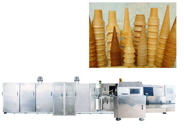 Cornet de crème glacée faisant la machine 10500Lx2400Wx1800H de tasse de gaufre
