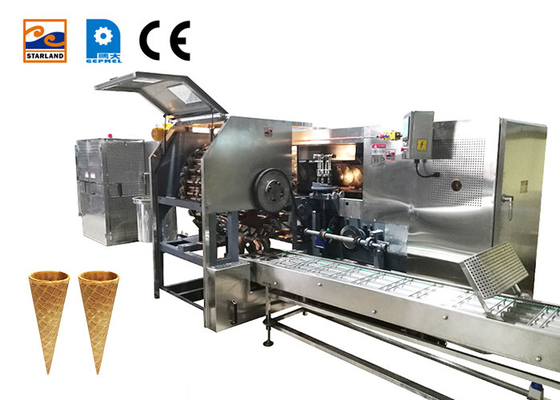 Cône de sucre de fabricant de crème glacée de forme de cuvette de gaufre de grande capacité faisant la machine