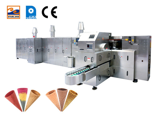 Machine complètement automatique industrielle commerciale de fabrication de biscuits de cornet de crème glacée