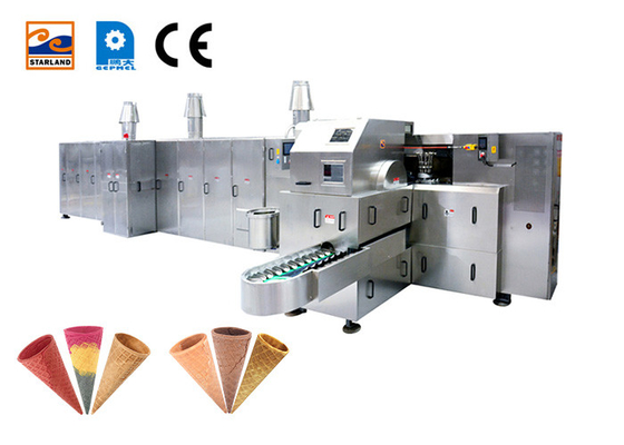 Plats de cuisson de la machine 101 complètement automatiques de fabrication de biscuits de cornet de crème glacée