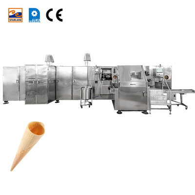 Machine de fabrication de cônes Barquillo efficace avec fonctionnement rotatif CE