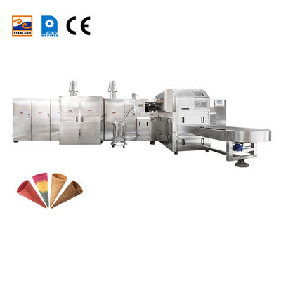 Ligne de production de cônes de sucre à rouleaux pour la production de cônes de sucre dans le cône de crème glacée alimentaire