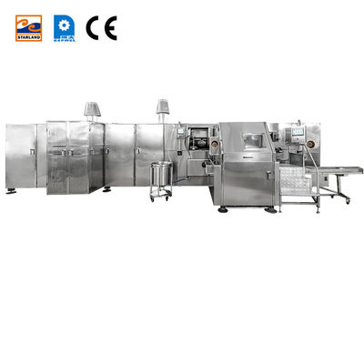 Ligne de production de cônes Barquillo avec moteur principal de 2,0 CV pour une production entièrement automatique