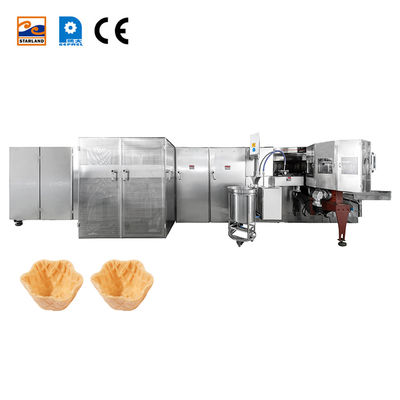 Ligne de production de paniers à gaufres avec support technique vidéo et contrôle PLC