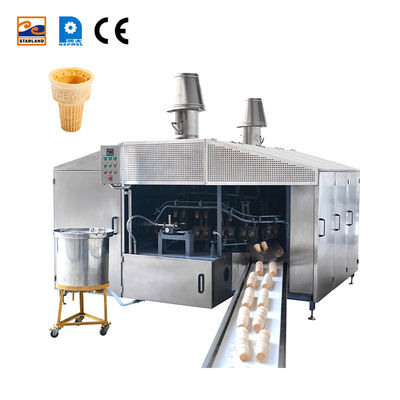 PLC 28molds Wafer Cone ligne de production avec conception personnalisée