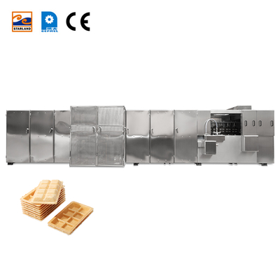 Équipement de production de biscuits à base de gaufres personnalisés PLC pour la production personnalisée