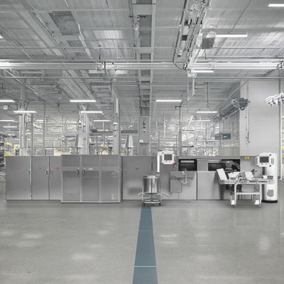 Ligne de production de rouleaux aux œufs chauffés au gaz PLC 1200/heure