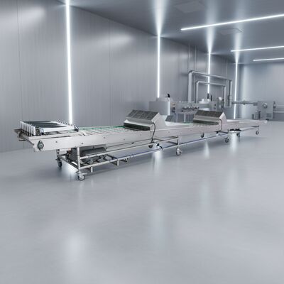 Vente directe d'usine convoyeur de refroidissement automatique de marquage avec accessoires complets