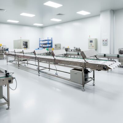 L'alimentation électrique du convoyeur de refroidissement Marshalling conçue pour la transformation alimentaire continue