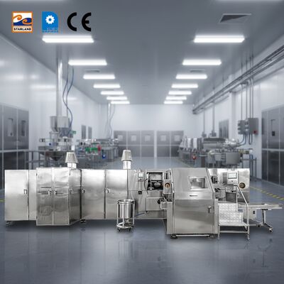 Ligne d'assemblage Ligne de production de cône Barquillo Conçue pour la production de cône Barquillo Assurant une capacité et un fonctionnement élevés