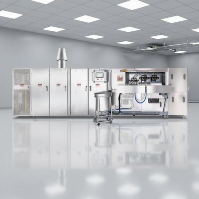 Ligne de production de cônes de gaufres en acier inoxydable Opération automatique avec système de commande PLC Pour la fabrication de cônes de gaufres