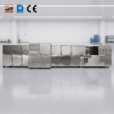 Ligne de production commerciale de gaufres Monaka Fabrication automatique Vidéo Support technique après service