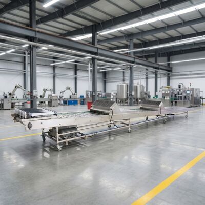 Conveyeur de refroidissement industriel automatique pour la production et la transformation