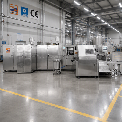 Vidéo Support technique Ligne de production Barquillo Cone Méthode de chauffage au gaz Opération continue Adaptée à l'industrie