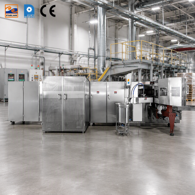 Vidéo Support technique ligne de production de paniers à gaufres équipement de construction en acier inoxydable pour la production commerciale d'aliments