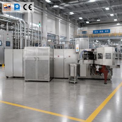 Ligne de production de paniers à gaufres avec spécifications du moteur principal et système de contrôle PLC fournissant des solutions de fabrication automatisées