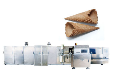 La machine multidimensionnelle de fabrication de biscuits de cornet de crème glacée de gaufre/a roulé le produit de cône de sucre
