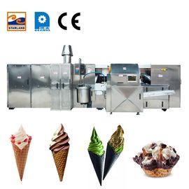 Chaîne de production complètement automatique pour le fabricant commercial de cône de gaufre de crème glacée d'heure de 380V 5kg