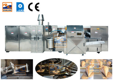 production croustillante de cornet de crème glacée de la gaufre 380V ligne par puissance de 3 phases
