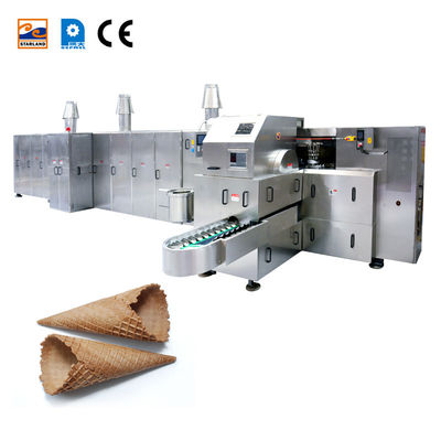 Chaîne de production de cône d'acier inoxydable Sugar Cone Machine Ice Cream