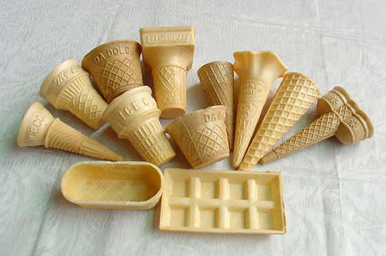 Le de saveur du lait crème la taille de Sugar Cones 135mm avec l'angle de 23 degrés