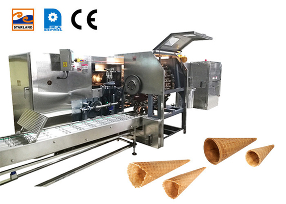 4.0hp Sugar Cone Production Line 89 morceaux de calibre de cuisson de 320* 240mm